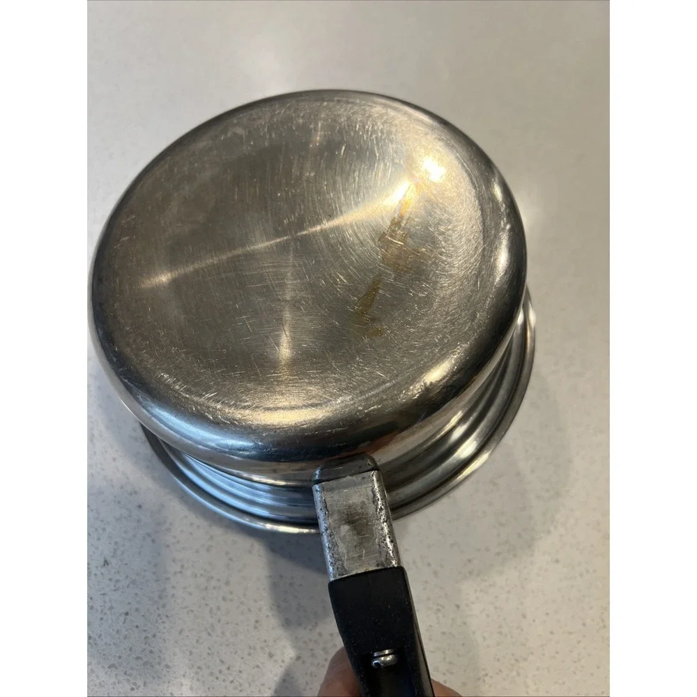 Saladmaster 18-8 Tri-clad Stainless Steel Skillet Fry Pan Set 2 Piece